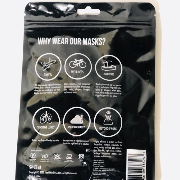 USA Flag Safety Mask - Picture 2 of 2